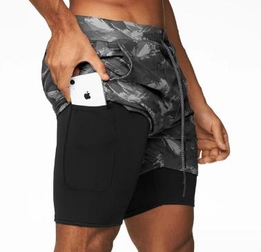 AeroFlex™ - Shorts de Ginástica Dupla Camada